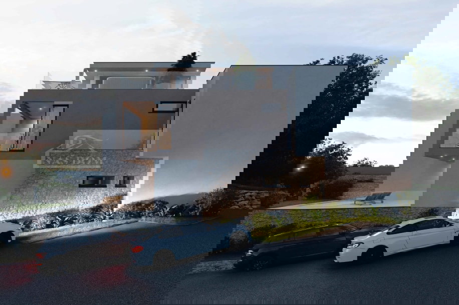 Vodice - NOVOGRADNJA S2 stanovanje s bazenom, pogled na morje