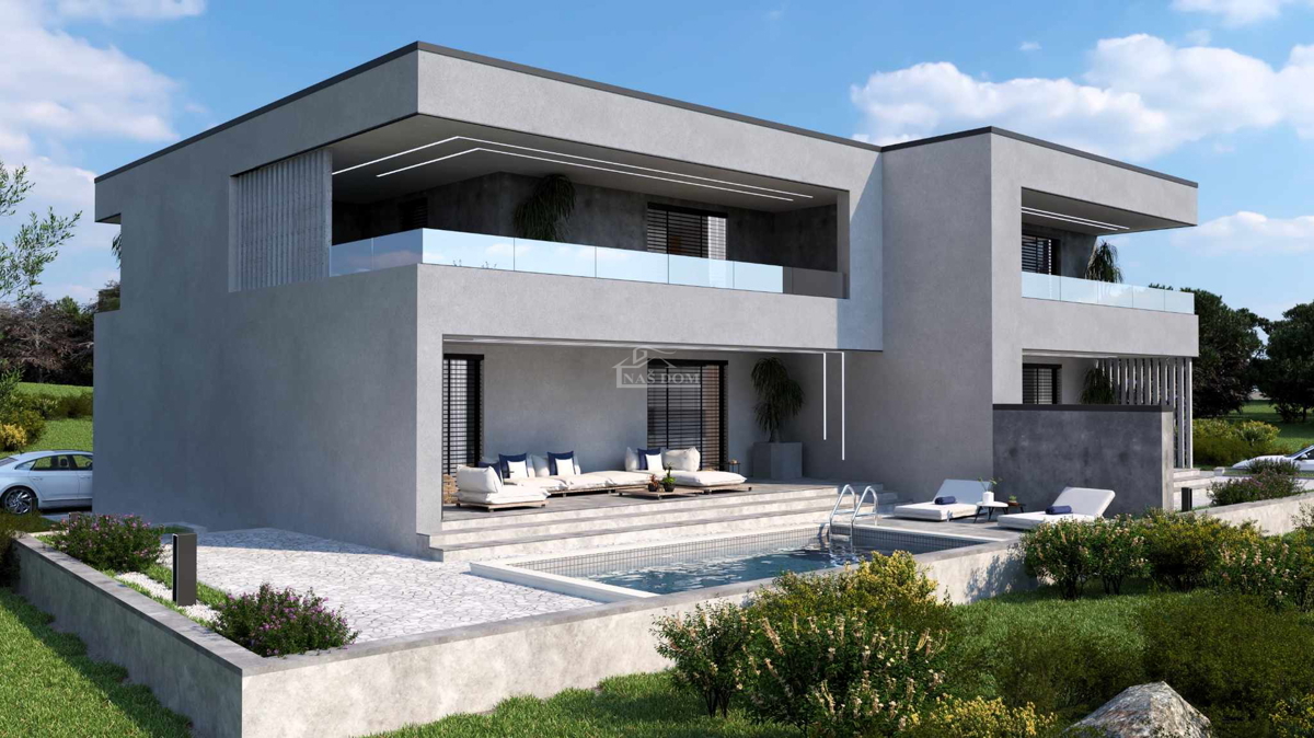 Vodice - zemljišče s projektom za stavbo s 4 stanovanji