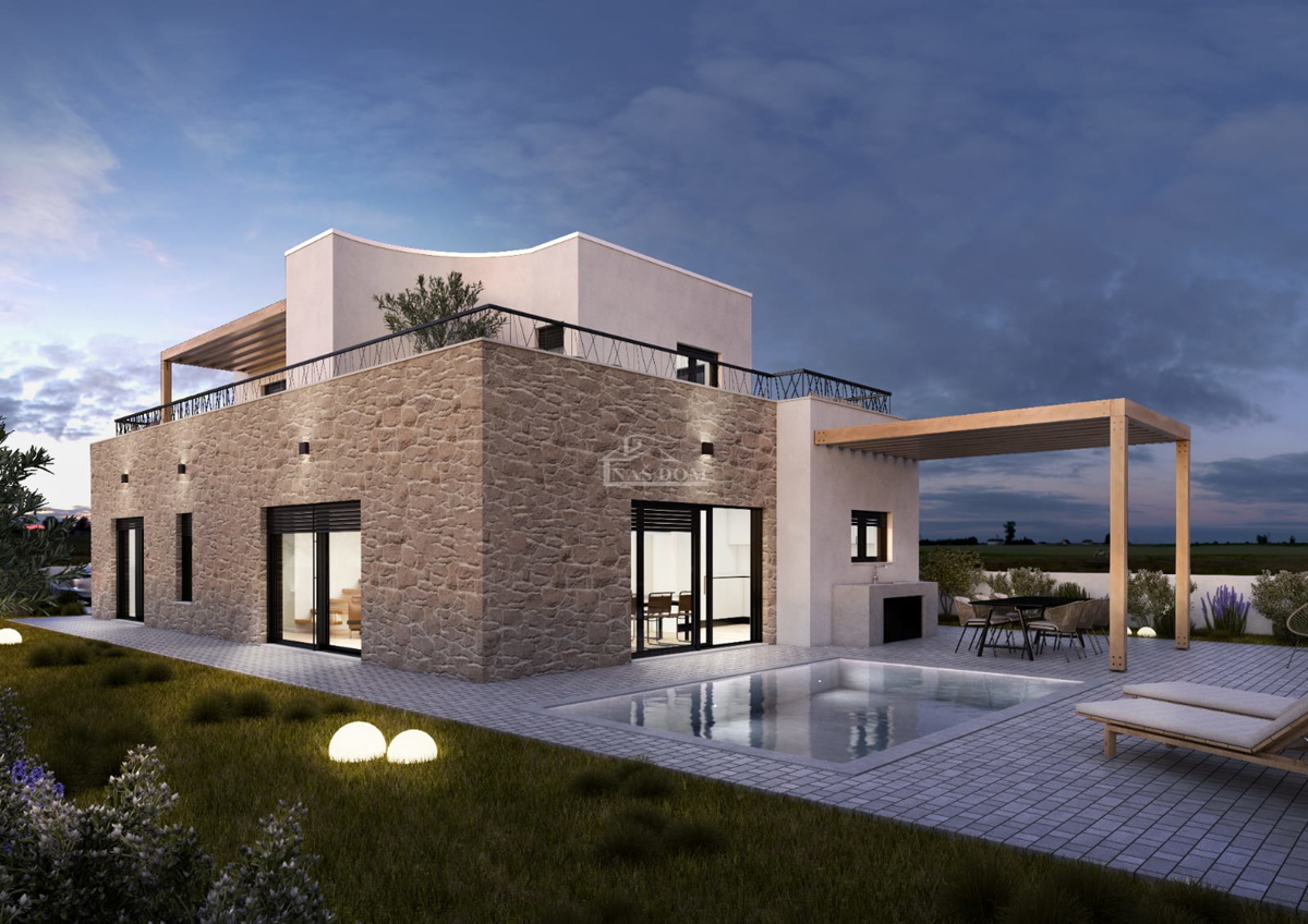 VODICE - Moderna vila s bazenom - NOVOGRADNJA