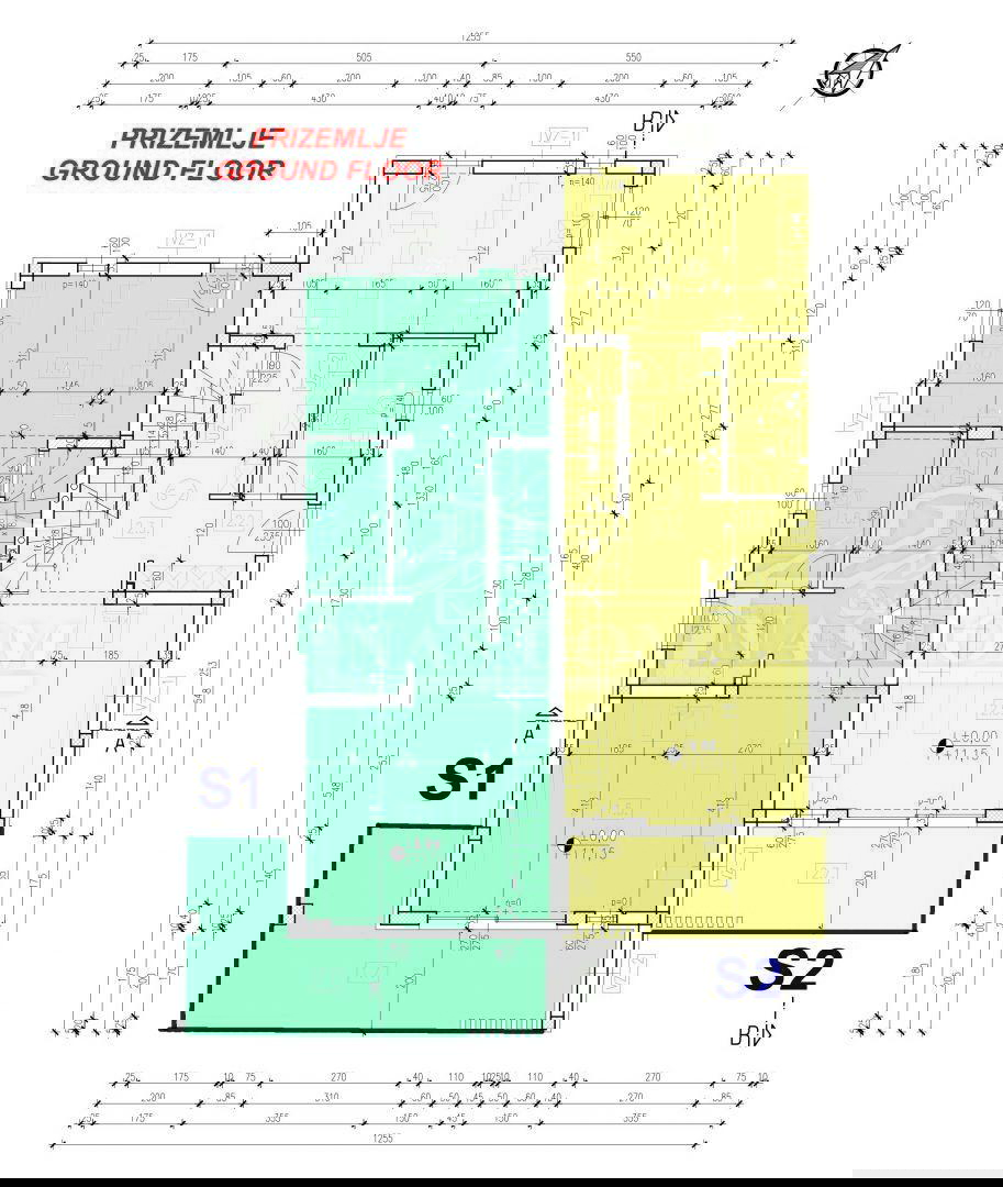 Tribunj ** Novogradnja** S1 dvojna kuća s krovno teraso, 400 m od plaže