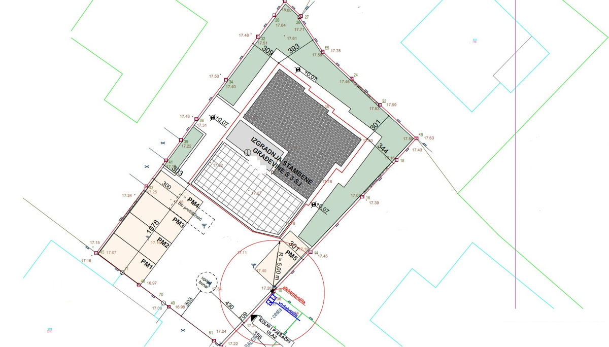 Vodice - **NOVOGRADNJA** S2 stanovanje, 1. nadstropje, 450 m od plaže