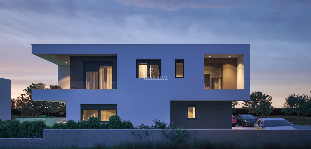 Vodice - Luksuzna dvojna hiša S2 na mirni lokaciji - novogradnja