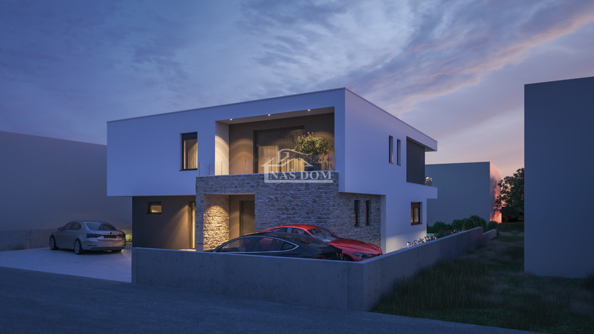 Vodice - Luksuzna dvojna hiša S2 na mirni lokaciji - novogradnja