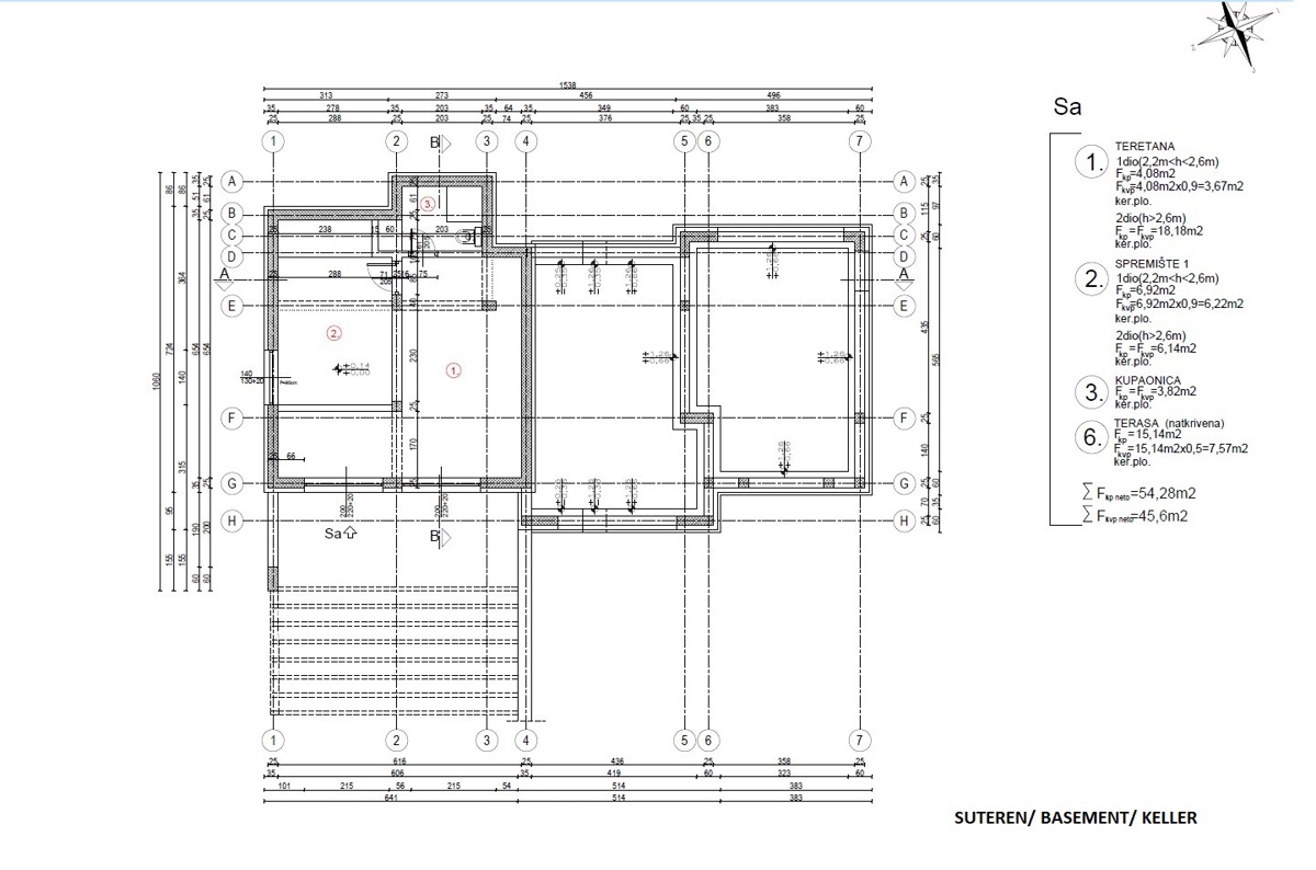 Šibenik, Donje Polje - vila s bazenom