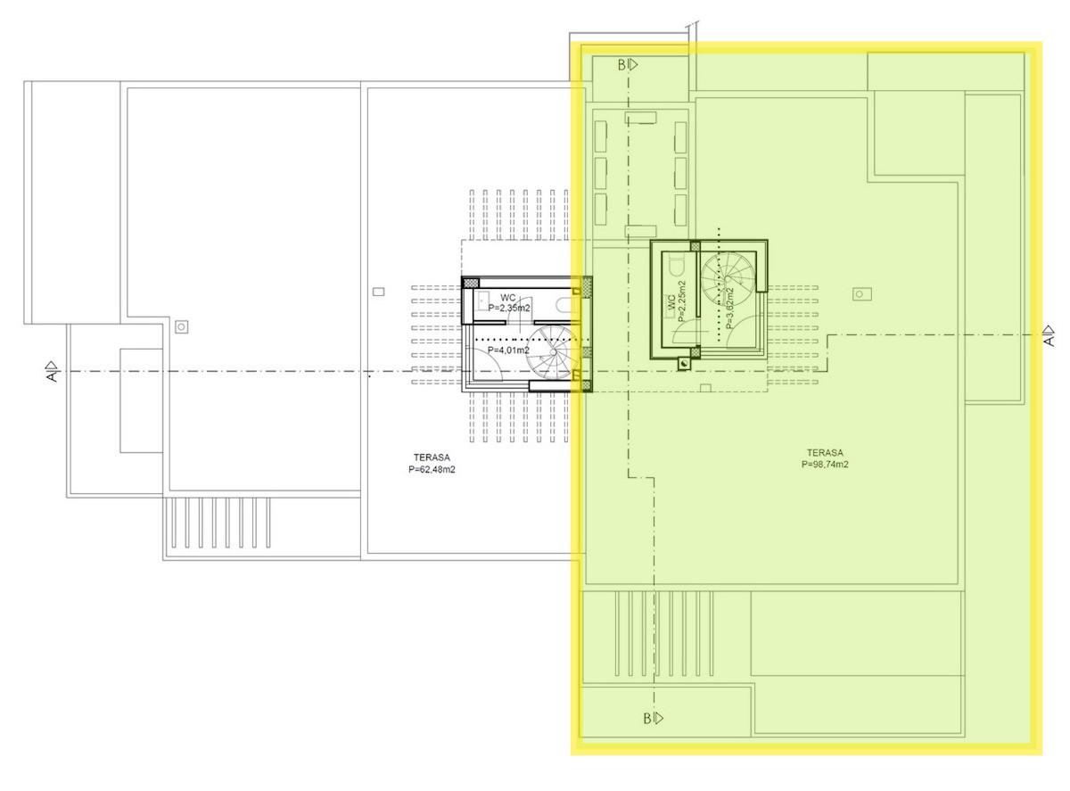 Vodice-Srima - penthouse v prvi vrsti ob morju