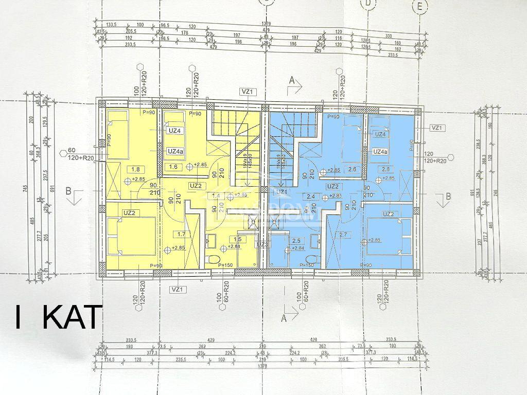Vodice - **NOVOGRADNJA** dvoetažni stanovi 700 m od plaže