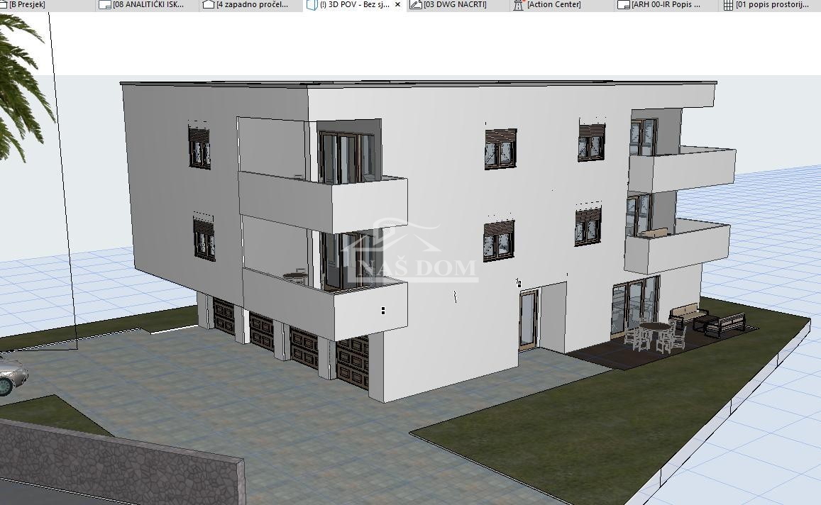 Vodice - NOVOGRADNJA Stanovanje 93 m2, prvo nadstropje, 2S+DB