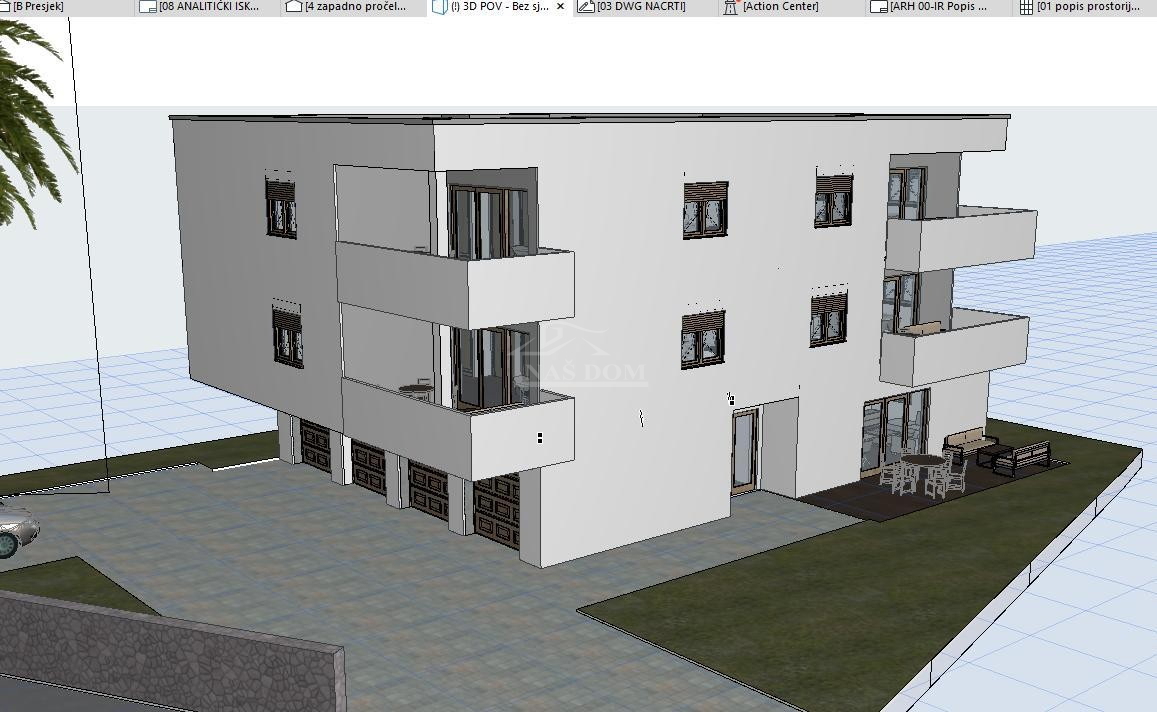 Vodice - NOVOGRADNJA Stanovanje 93 m2, prvo nadstropje, 2S+DB