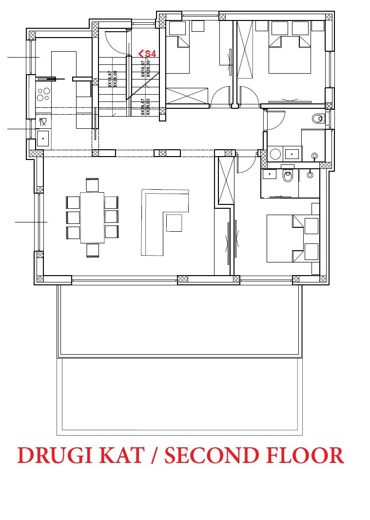 VODICE – GRADBENO ZEMLJIŠČE 748 m² S PRAVNOMOČNIM GRADBENO DOVOLJENJEM, ODLIČNA LOKACIJA!