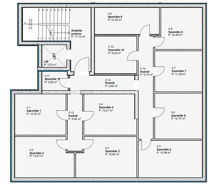 Vodice - Luksuzno stanovanje S2 v pritličju z vrtom, pogled na morje