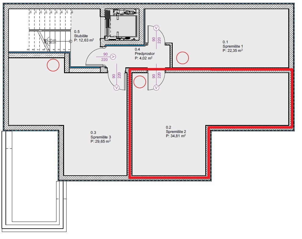 Vodice - penthouse v drugem nadstropju z dvigalom, vrhunska lokacija
