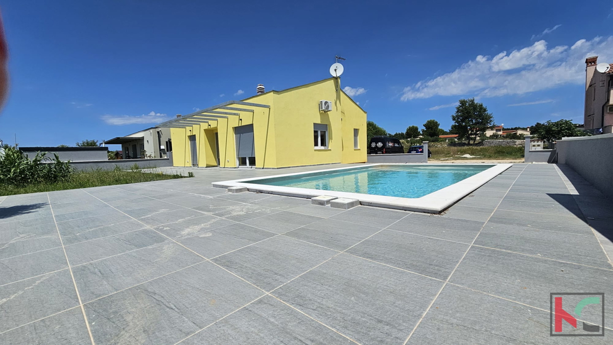 Istra, Vodnjan, pritličje 103 m2 z bazenom in vrtom, pogled na morje, #prodaja