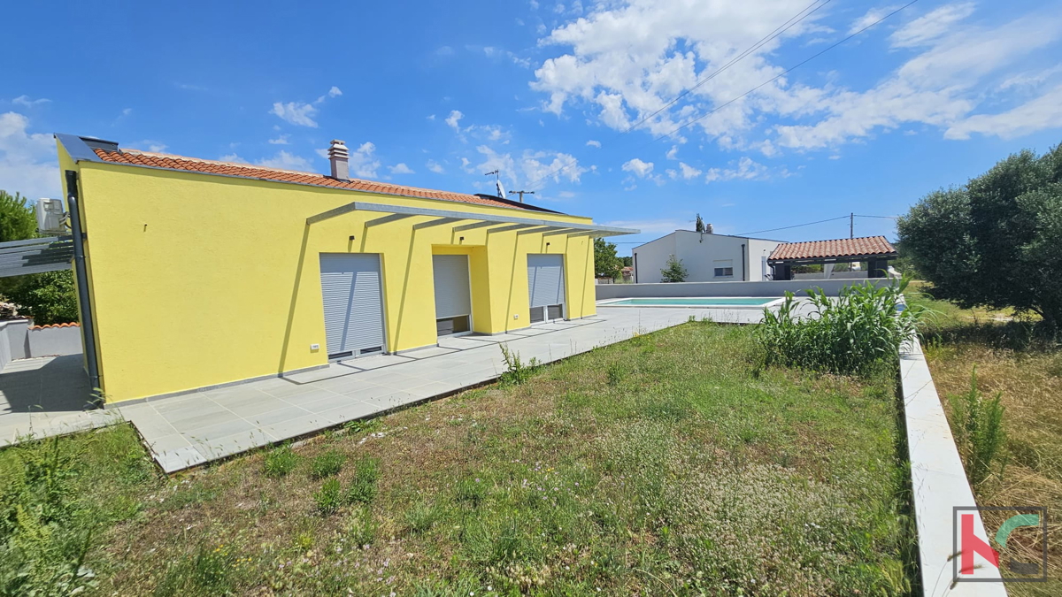 Istra, Vodnjan, pritličje 103 m2 z bazenom in vrtom, pogled na morje, #prodaja