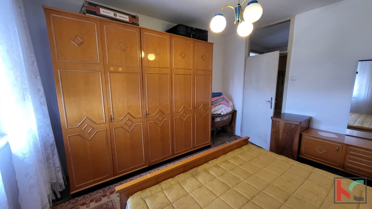 Pula, Veruda, družinsko trisobno stanovanje 74,30m2 na idealni lokaciji s pogledom na morje, #prodaja
