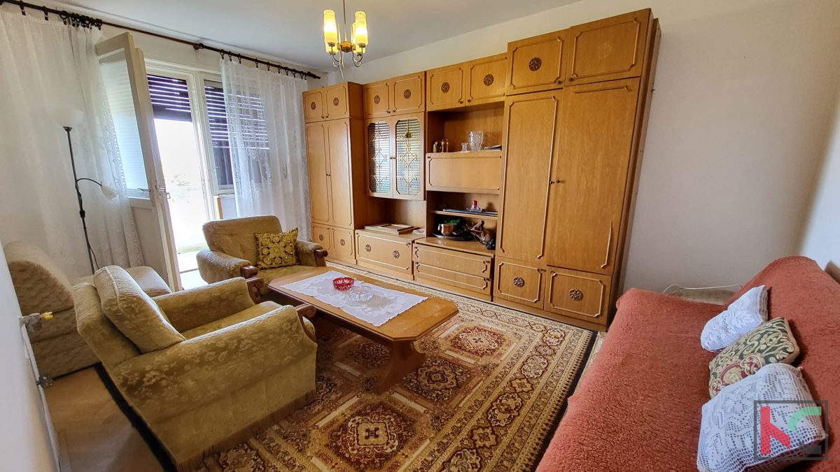 Pula, Veruda, družinsko trisobno stanovanje 74,30m2 na idealni lokaciji s pogledom na morje, #prodaja