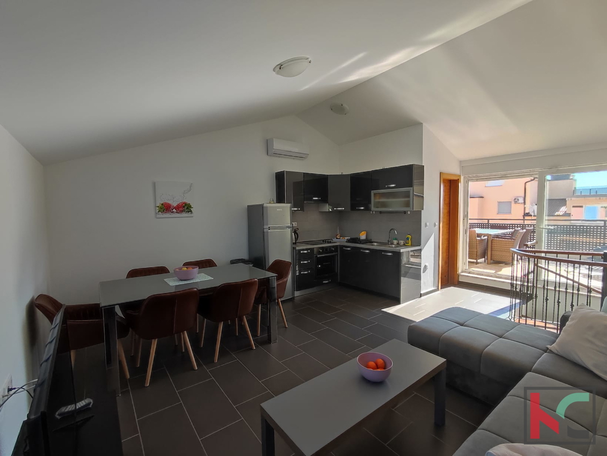 Medulin, dvoetažni apartma 2SS+DB z dvema balkonoma 85,92m2 s pogledom na morje #prodaja