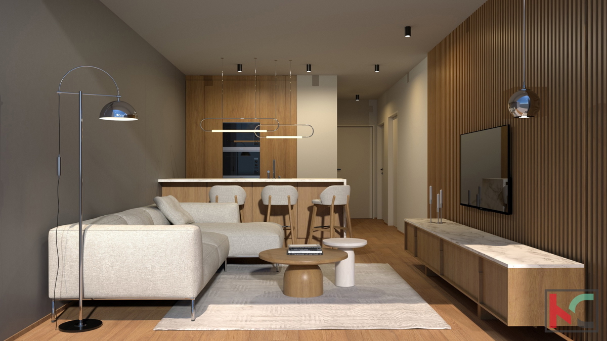 ISTRA, ŠIJANA, FUNKCIONALNO STANOVANJE 73,19 m2 STANOVANJE Z LOĐO IN GARAŽO, #PRODAJA