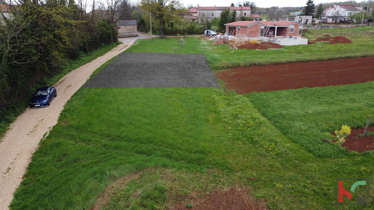 Istra - Barban, zemljišče z gradbenim dovoljenjem II plačana komunala, # ekskluzivna prodaja