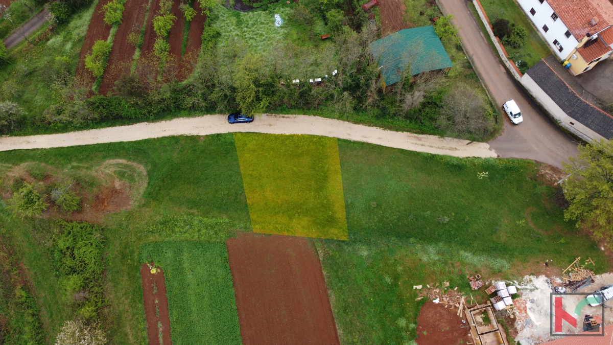 Istra - Barban, zemljišče z gradbenim dovoljenjem II plačana komunala, # ekskluzivna prodaja