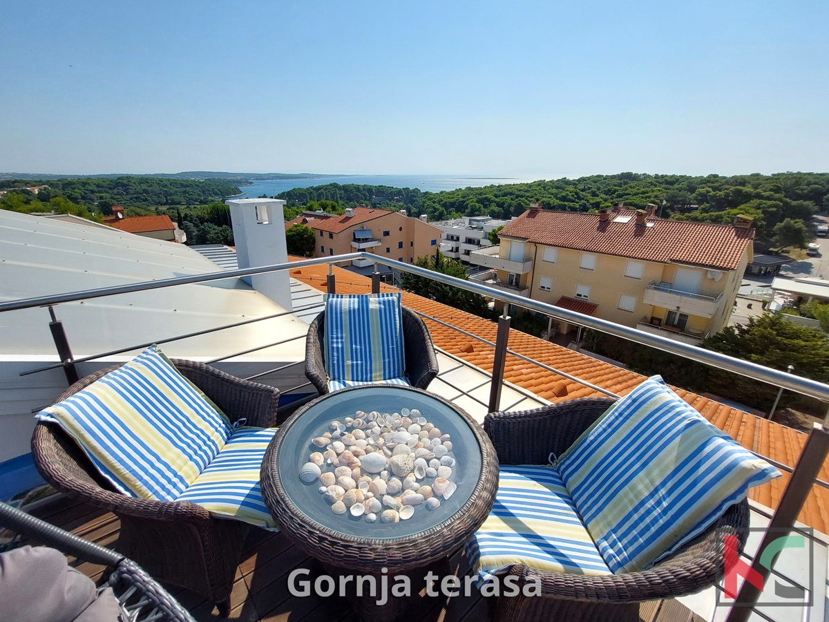 Istra, Premantura, dvoetažni penthouse 3SS+DB #prodaja