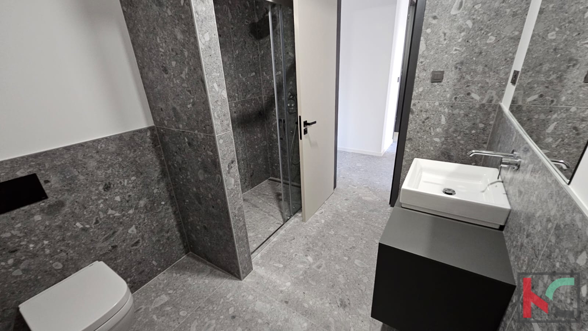 Istra, Pula, center, stanovanje 130,31m2 s tremi spalnicami in teraso, novogradnja, #prodaja