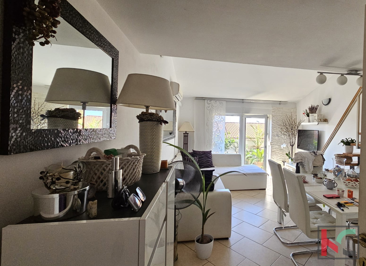 Pula, Gregovica, dvonadstropno stanovanje z dvema balkonoma 51m2 2SS+DB #prodaja