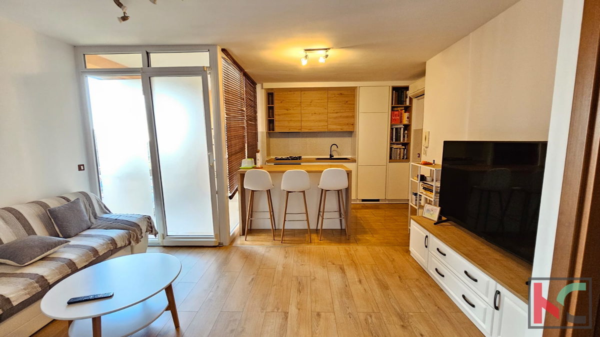 Istra, Rovinj, stanovanje 2SS+DB z ložo, moderno opremljeno in takoj vseljivo, #prodaja