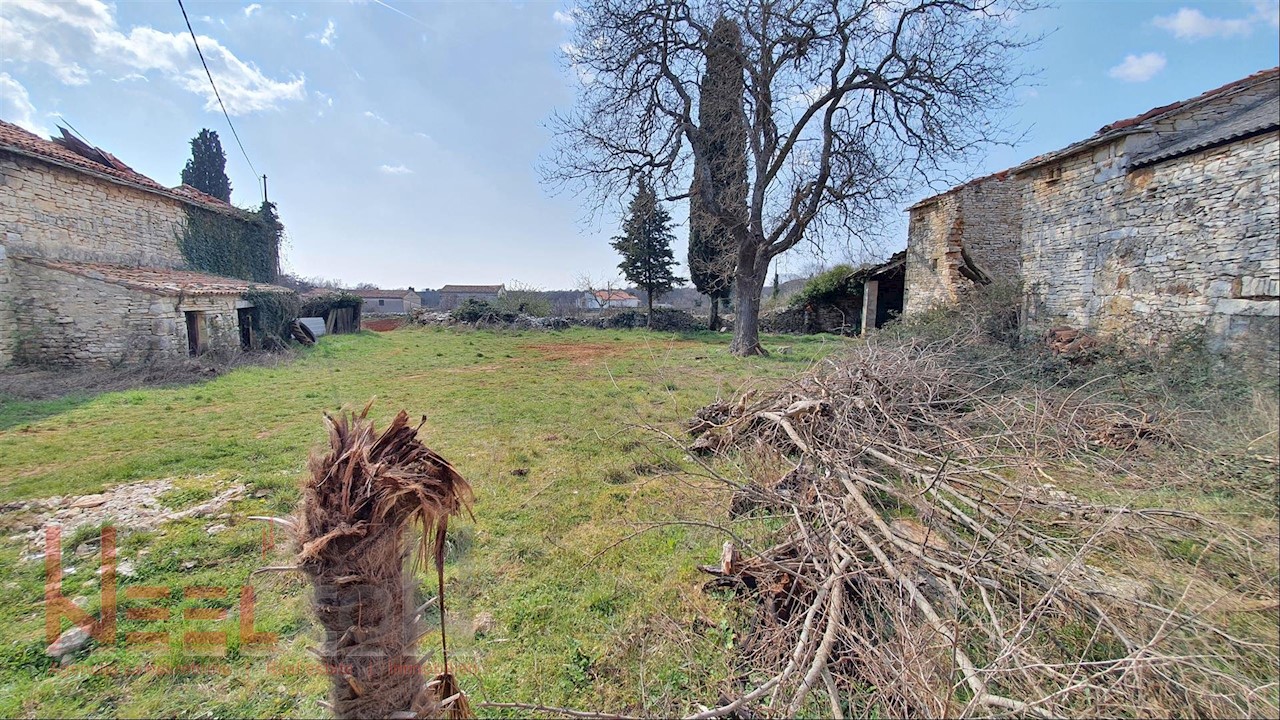 Istra - Barban, 4 stare hiše na prostornem vrtu