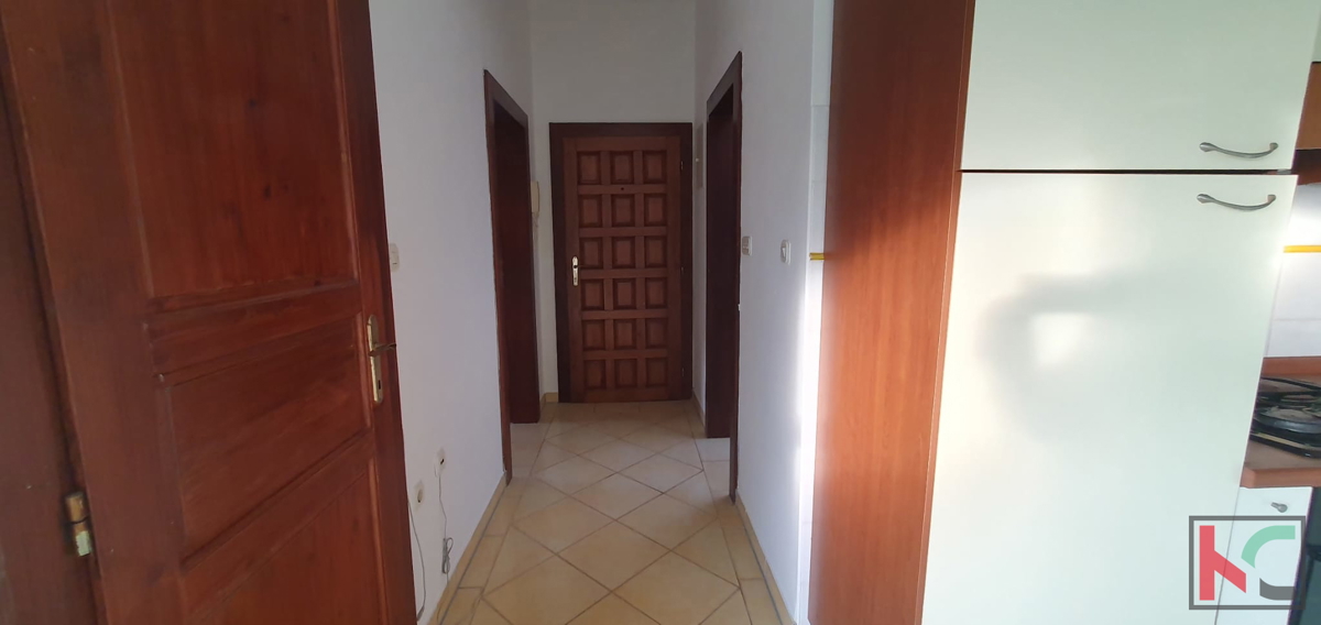 Istra, Medulin, apartma z balkonom in pogledom na morje, 200 metrov od morja #prodaja
