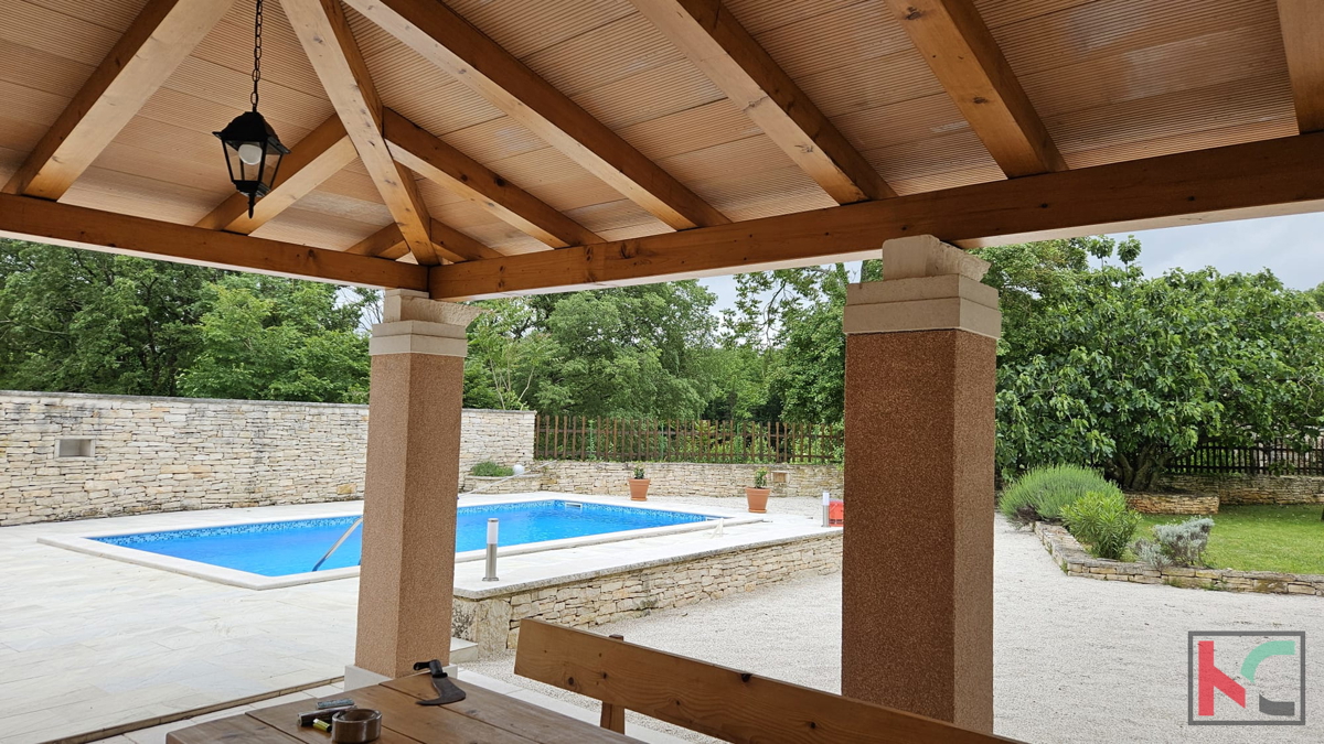 Istra, Žminj, samostojna hiša z bazenom 120m2 in velikim vrtom 100m2 #prodaja