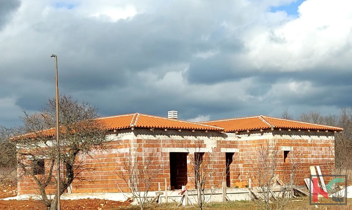 Istra, Barban, posest z rohbau hišo in gradbenim dovoljenjem na zemljišču 14050m2 #prodaja