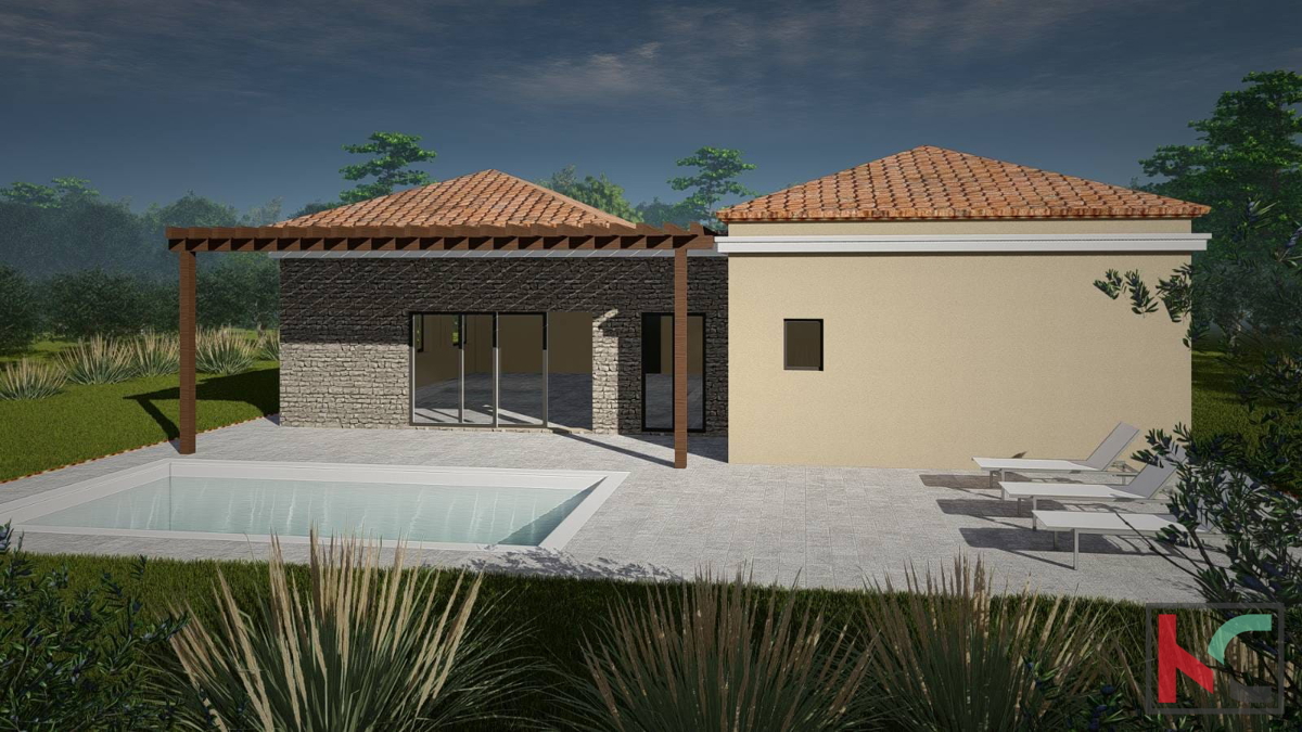 Istra, Barban, posest z rohbau hišo in gradbenim dovoljenjem na zemljišču 14050m2 #prodaja