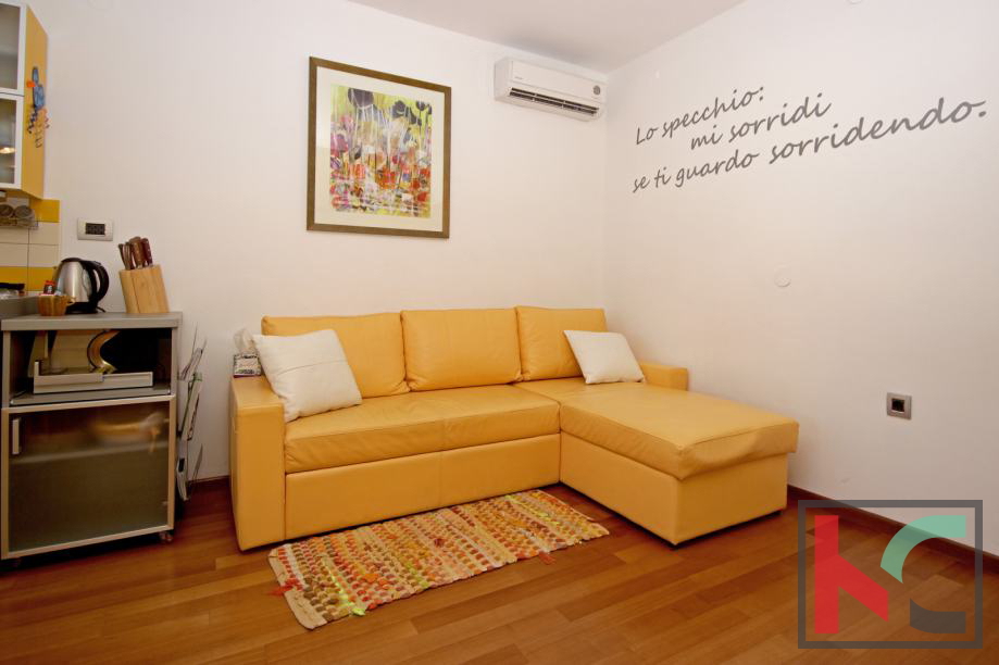 Istra, Pula, center, kompletno opremljeno stanovanje za bivanje 2SS+DB z 2 balkonoma, #prodaja