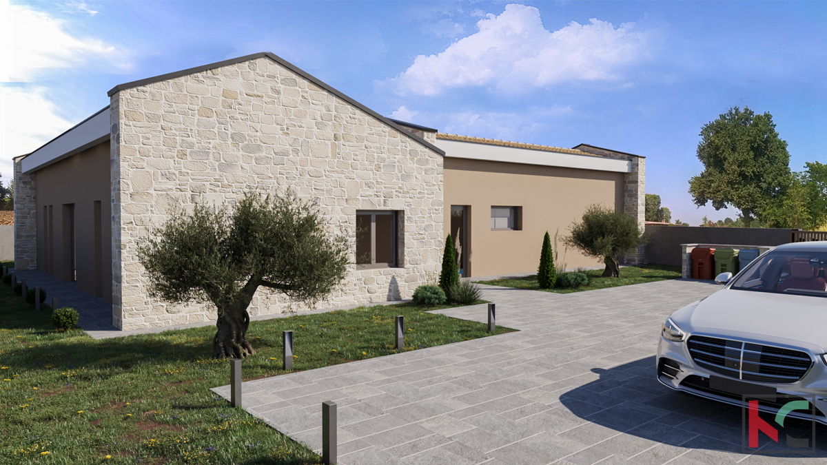 Istra, Svetvinčenat, zemljišče 760m2 z gradbenim dovoljenjem in projektom, #prodaja