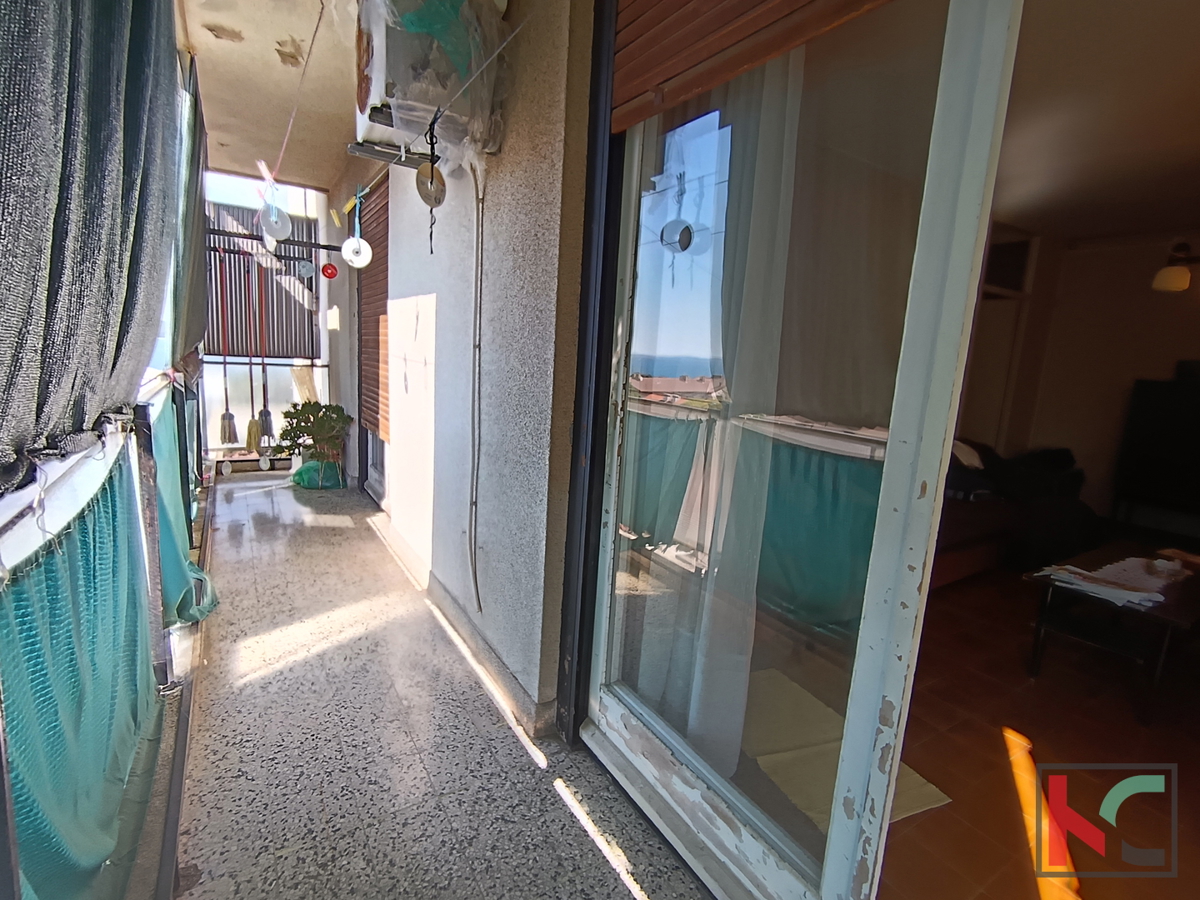 PULA, STOJA, TROSOBNO STANOVANJE S POGLEDOM NA MORJE, 78m2, #PRODAJA