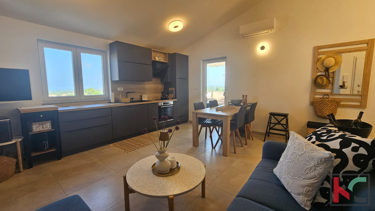 Istra, Peroj, apartma 60,94 m2 v novogradnji na mirni lokaciji, pogled na morje, #prodaja