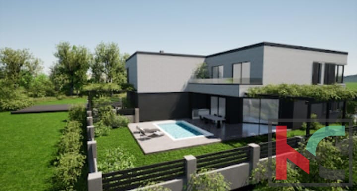 Ližnjan, gradbeno zemljišče s projektom in plačano komunalo 576m2 #prodaja