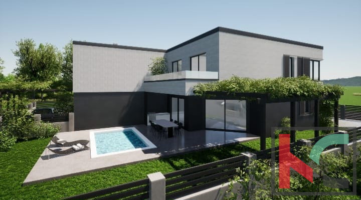 Ližnjan, gradbeno zemljišče s projektom in plačano komunalo 576m2 #prodaja