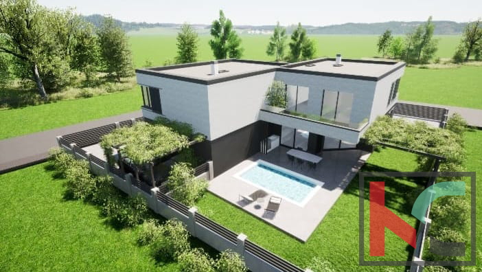 Ližnjan, gradbeno zemljišče s projektom in plačano komunalo 576m2 #prodaja