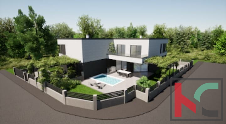 Ližnjan, gradbeno zemljišče s projektom in plačano komunalo 576m2 #prodaja