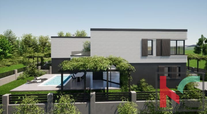 Ližnjan, gradbeno zemljišče s projektom in plačano komunalo 576m2 #prodaja