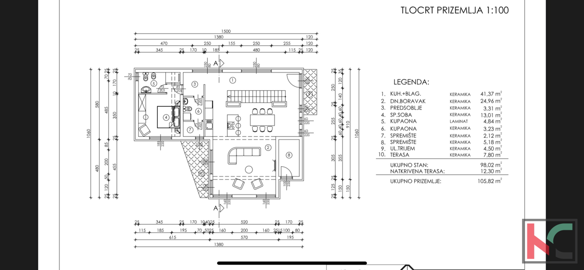 Istra, Orbanići, moderno dizajnersko opremljena vila v izgradnji 194m2