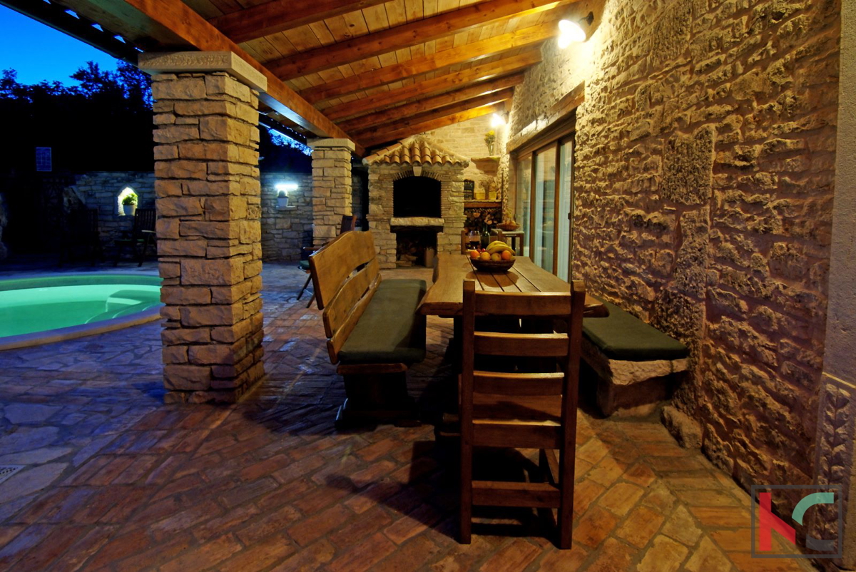 Istra, Barban, istrska kamnita vila z bazenom, #prodaja
