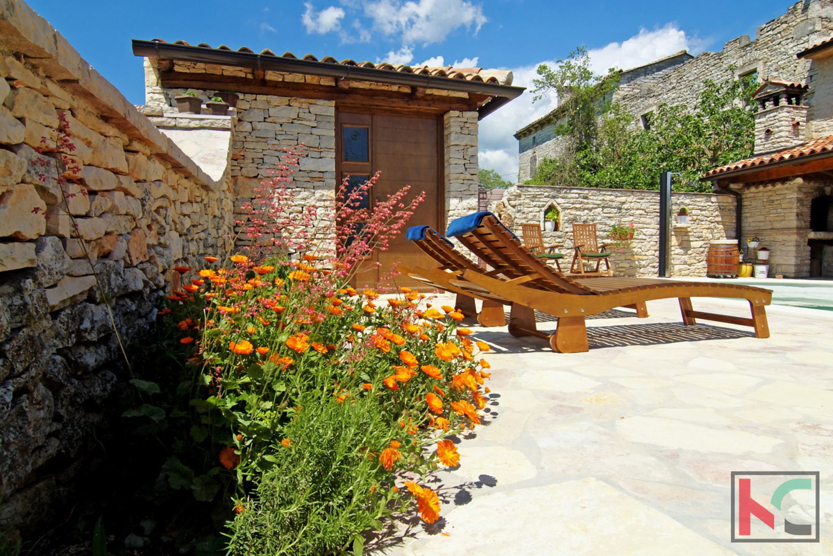 Istra, Barban, istrska kamnita vila z bazenom, #prodaja