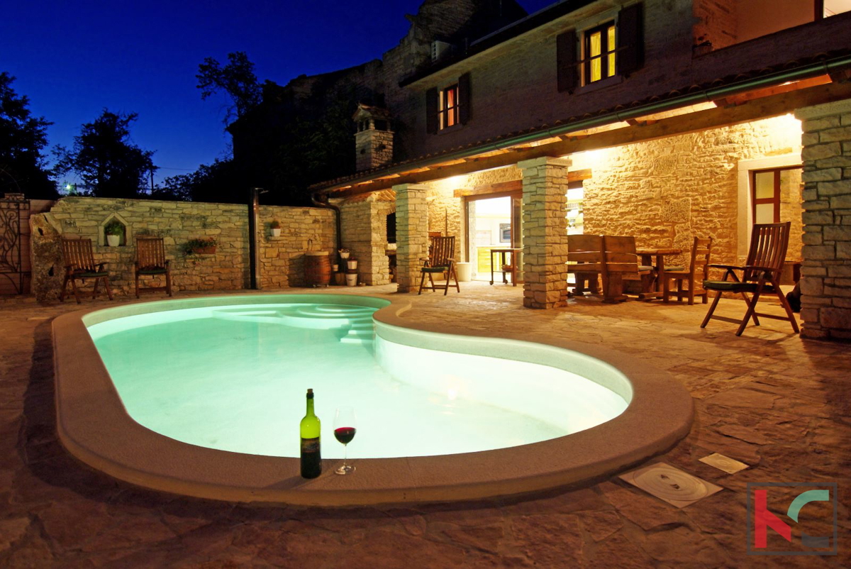Istra, Barban, istrska kamnita vila z bazenom, #prodaja