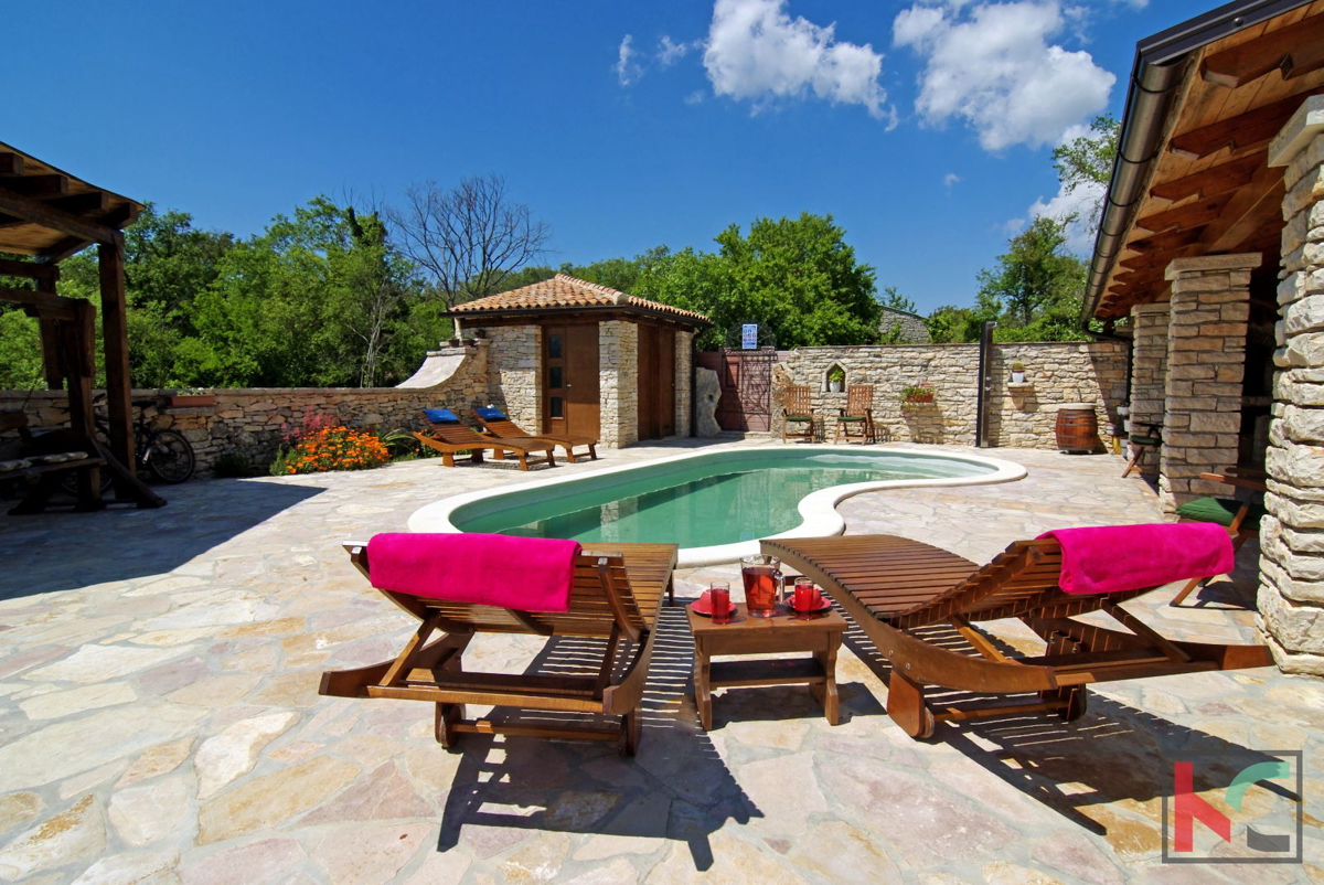 Istra, Barban, istrska kamnita vila z bazenom, #prodaja