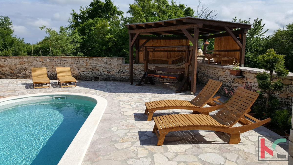 Istra, Barban, istrska kamnita vila z bazenom, #prodaja