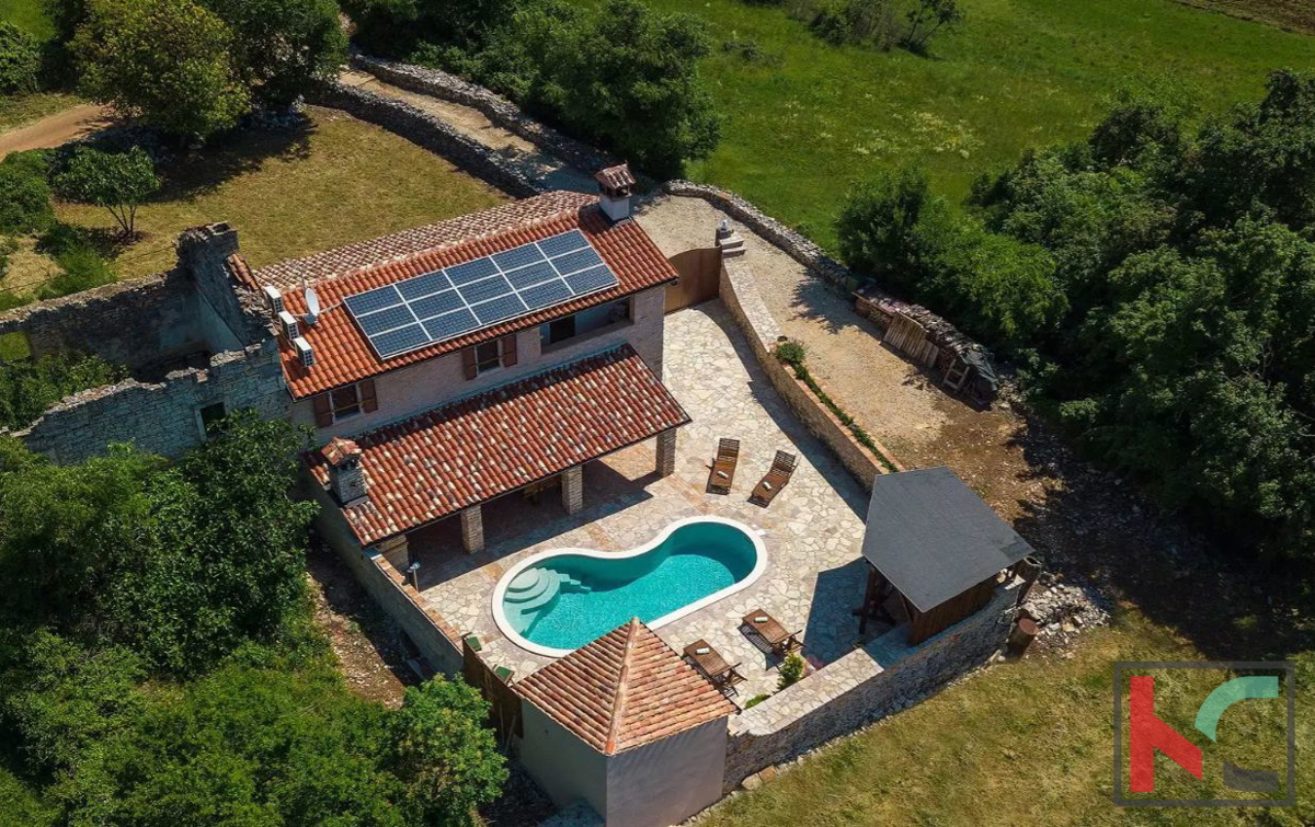 Istra, Barban, istrska kamnita vila z bazenom, #prodaja