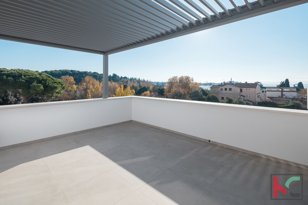 Rovinj, dvoetažno stanovanje, 171 m2 v novogradnji, 4s+db z dvema parkirnima mestoma v garaži, # prodamo