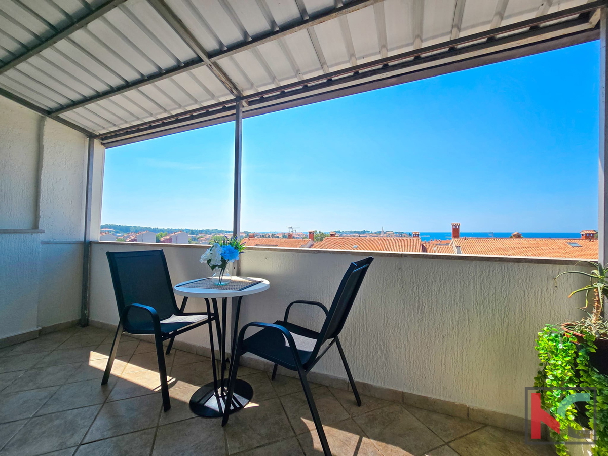 ISTRA, PARENZO, APPARTAMENTO, BALKON, VISTA SUL MARE E SULLA CITTÀ DI PARENZO, #IN VENDITA